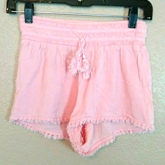 No Boundaries Girls (S/CH 3-5) Pink  Shorts - Picture 1 of 10